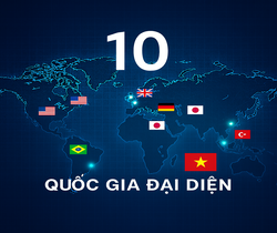 10 quốc gia đại diện